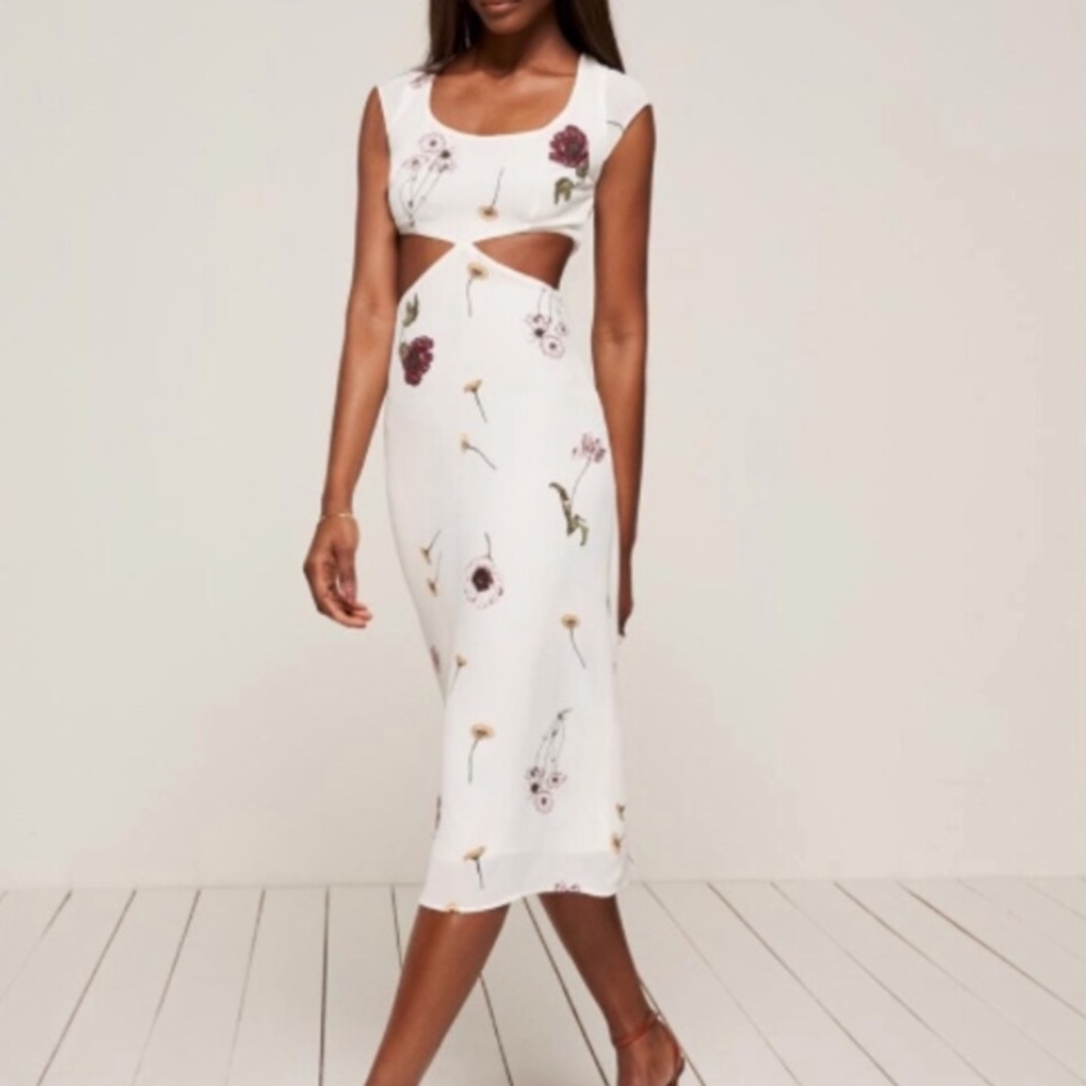 Reformation Saylor Midi Dress